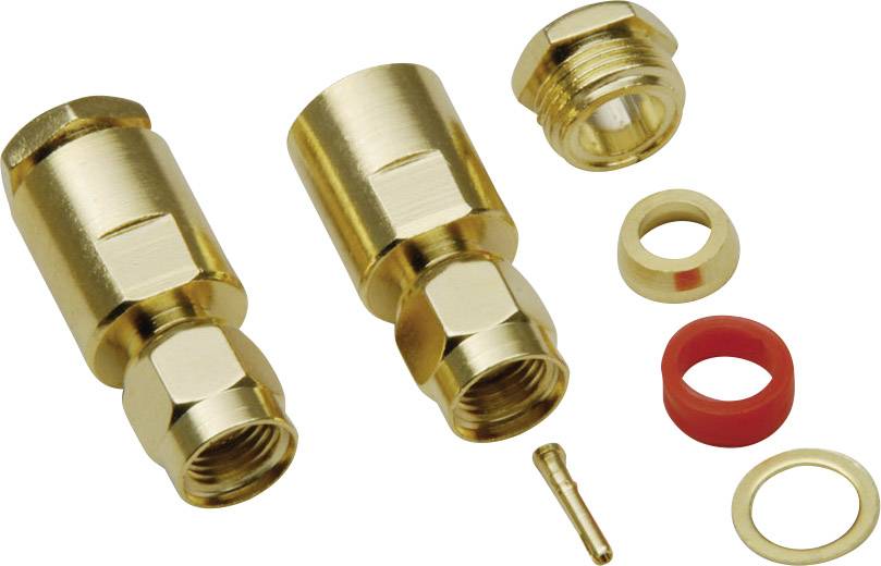 TRU COMPONENTS SMA-Reverse-Steckverbinder Stecker, gerade 50 Ohm TRU COMPONENTS 1 St.