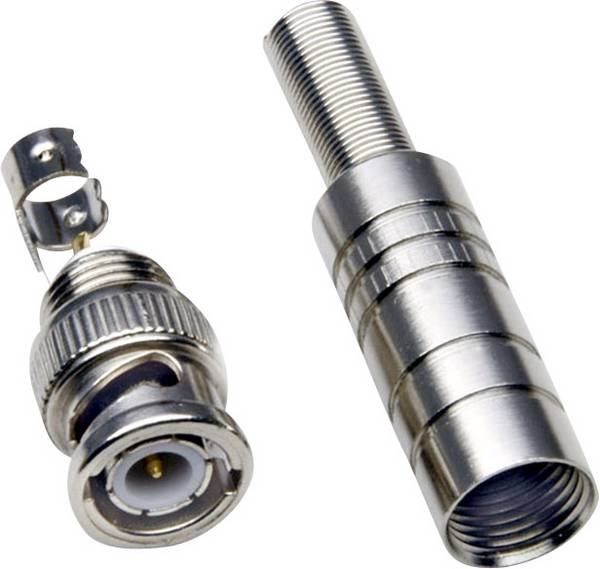 TRU COMPONENTS 1579574 BNC-Steckverbinder Stecker, gerade 50 Ω 1 St.