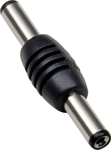 TRU COMPONENTS Niedervolt-Adapter Niedervolt-Stecker - Niedervolt-Stecker 5.5 mm 2.5 mm 5.5 mm