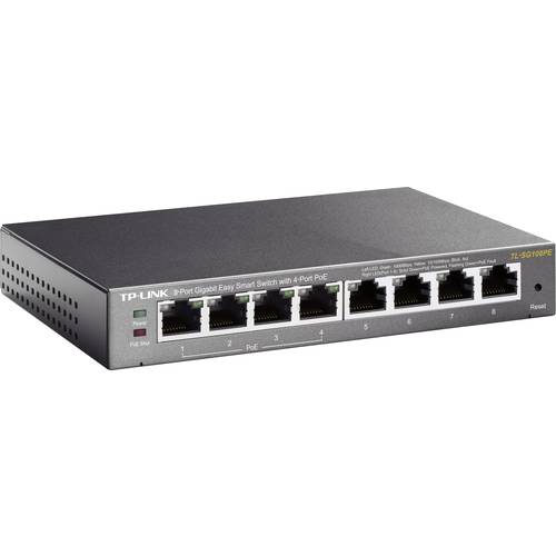 Thumbnail - TP-LINK TL-SG108PE Netzwerk Switch 8 Port 1 GBit/s PoE-Funktion