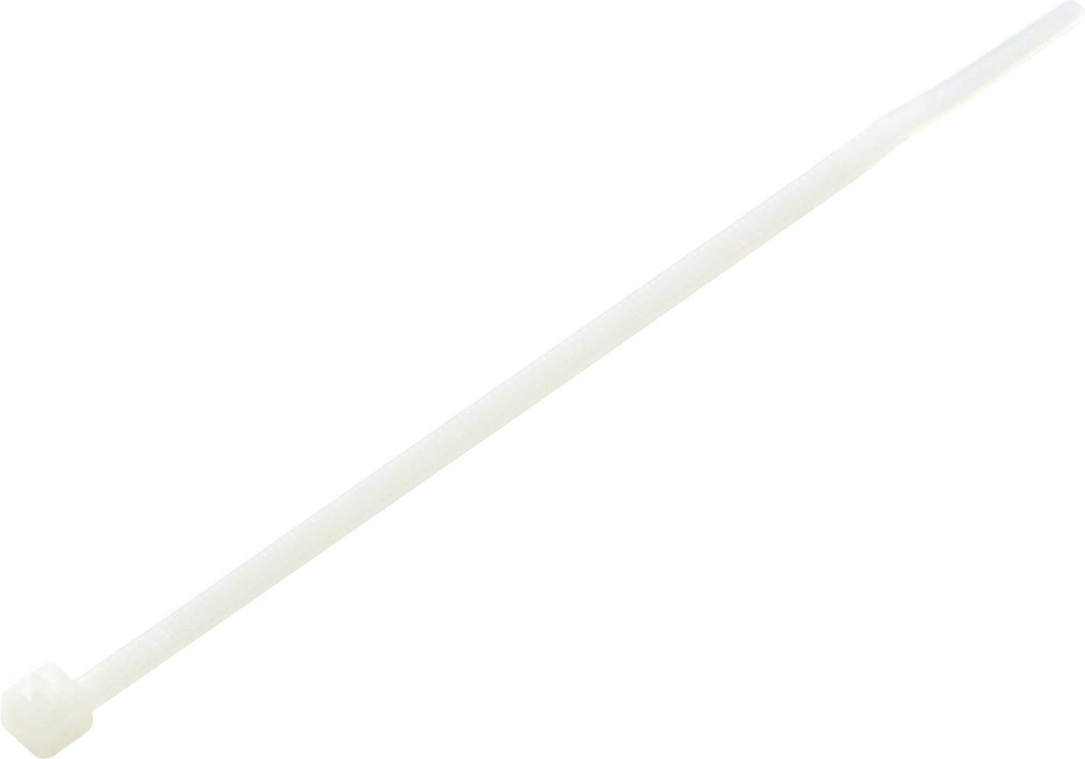 TRU COMPONENTS 1592757 TC-RCV150203 Kabelbinder 150 mm 4.60 mm Natur Lösbar 100 St.