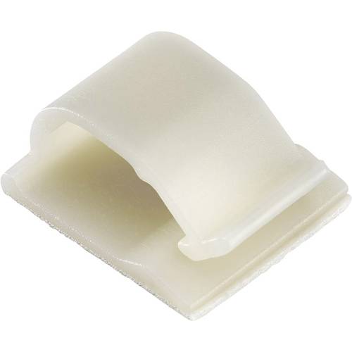 TRU COMPONENTS TC-FC2211203 Befestigungssockel selbstklebend 1593111 Bündel-Ø-Bereich 11.10 mm (max) Natur 1 St.