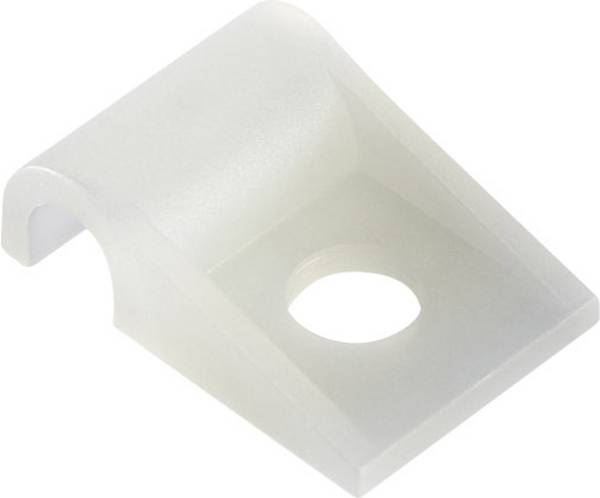 TRU COMPONENTS TC-WH4203 Befestigungssockel schraubbar 1593112 Bündel-Ø-Bereich 4.40 mm (max) Natur 1 St.