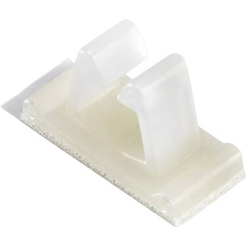 TRU COMPONENTS TC-VC0606203 Befestigungssockel selbstklebend 1593114 Bündel-Ø-Bereich 6.60 mm (max) Natur 1 St.