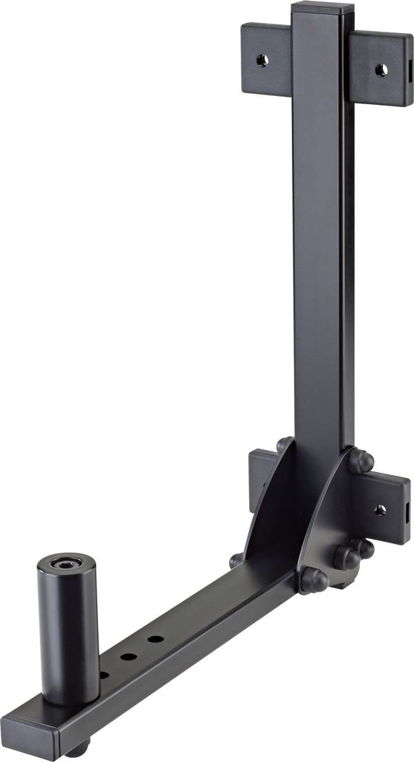 KOENIG & MEYER Boxenwandhalterung für Lautsprecherboxen mit 36 mm Flanschaufnahme (Belastung max. 35 kg) - in schwarz