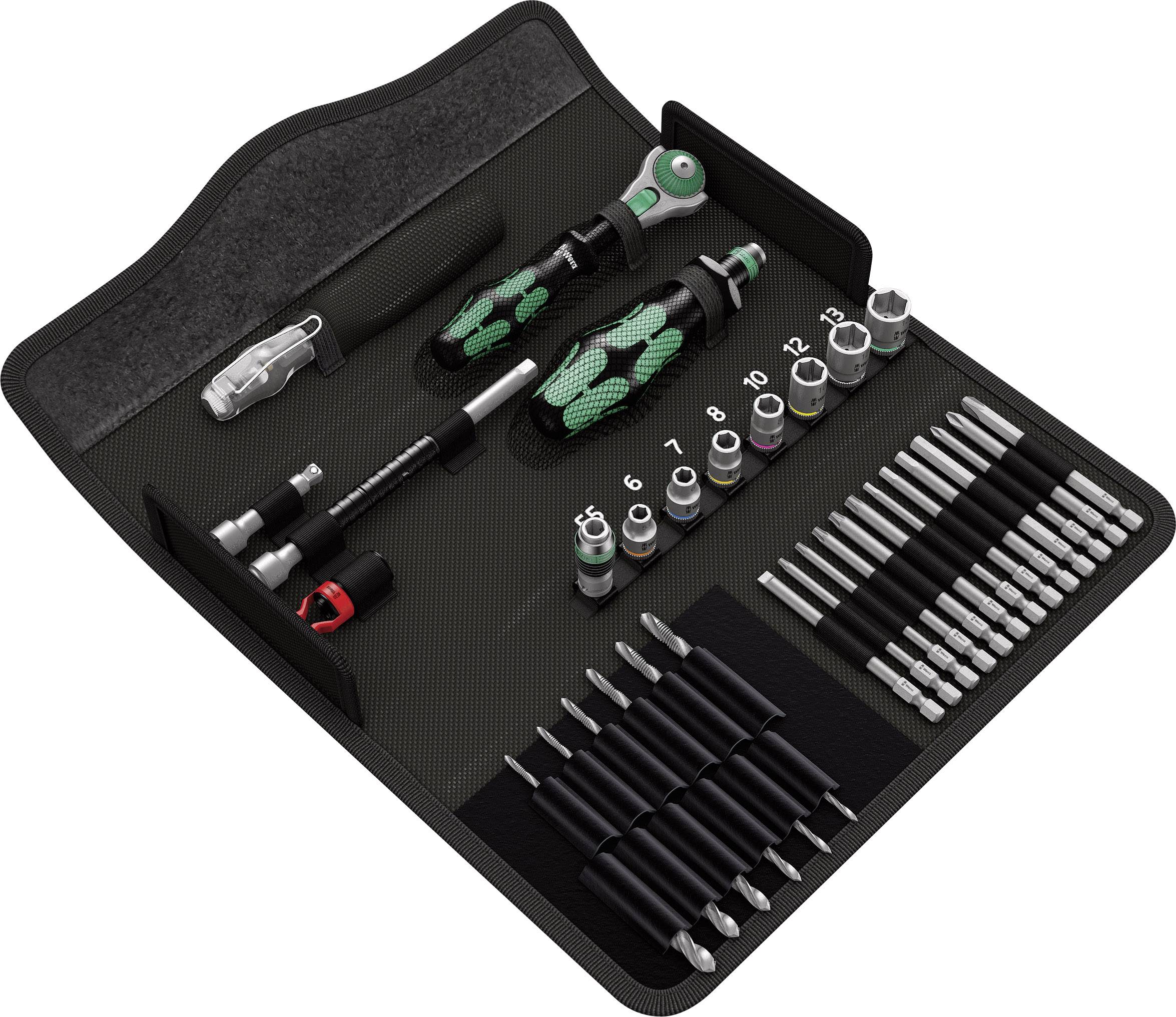 Tool kit with bag 39piece Wera KK M 1 05135928001 from