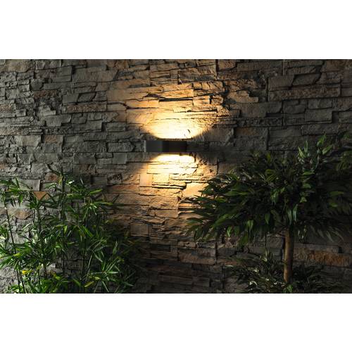 Heitronic Juna 35201 LED-Außenwandleuchte LED LED fest eingebaut 6.5 W Graphit