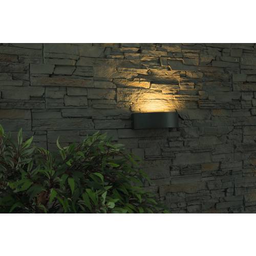 Heitronic Hoja 35279 Außenwandleuchte LED E27 26 W Graphit