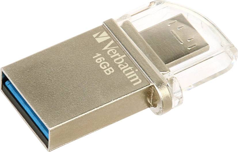 VERBATIM USB-Stick 16GB Verbatim 3.0 OTG Micro Drive