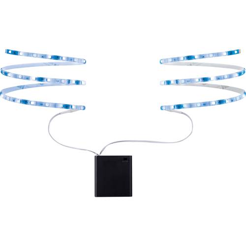 Paulmann 70702 LED-Streifen-Komplettset mit Batterie-Box 6 V 800 mm Blau 1 St.
