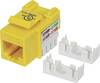 Intellinet Cat5e Modularbuchse, UTP, Keystone Jack, gelb, benötigt LSA-Auflegewerkzeug