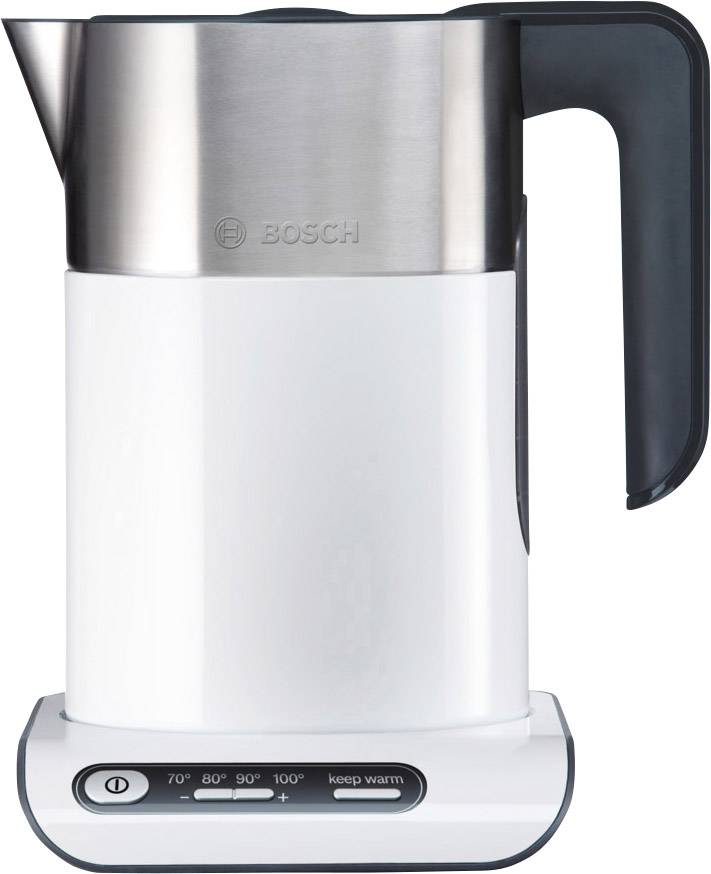 Bosch Styline TWK8611P - Wasserkocher - 1.5 Liter - 2400 W - Weiß / Edelstahl-4