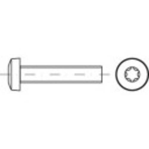 TOOLCRAFT 146067 Linsenschrauben M2.5 5 mm T-Profil DIN 7985 Stahl galvanisch verzinkt 2000 St.