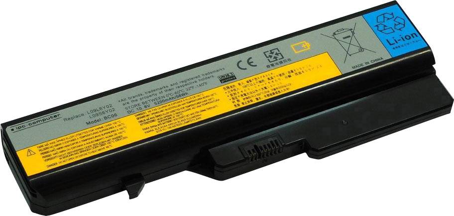 Akumulátor do notebooku ipc-computer A0G460 11.1 V 5200 mAh, Náhrada za originální akumulátorL09C6Y02, L09S6Y02, 121001071, 1210