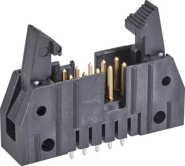 TE Connectivity 5499160-1 Stiftleiste mit Auswurfhebel kurz Rastermaß: 2.54 mm Polzahl Gesamt: 10 Anzahl Reihen: 2 1 St.