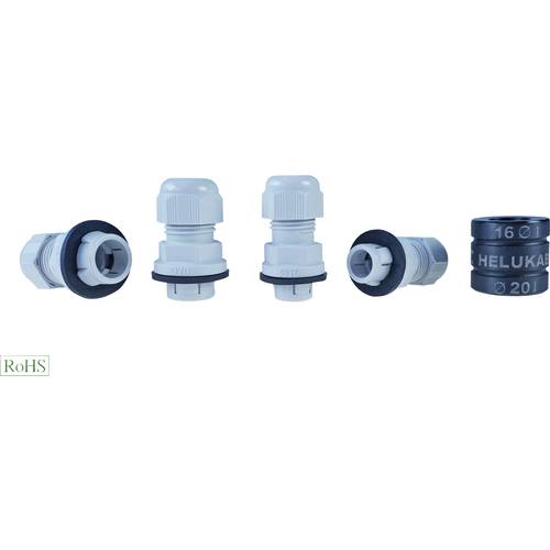 Helukabel 908368-25 Kabelverschraubung M25 Polyamid Lichtgrau (RAL 7035) 1 St.