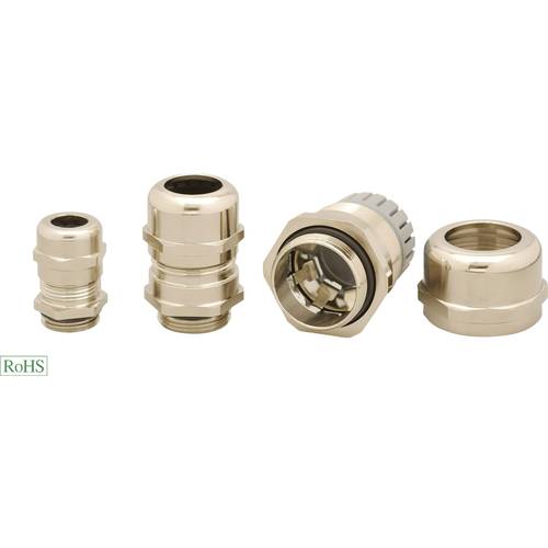 Helukabel 905181-50 Kabelverschraubung EMV M12 Messing Messing 1 St.