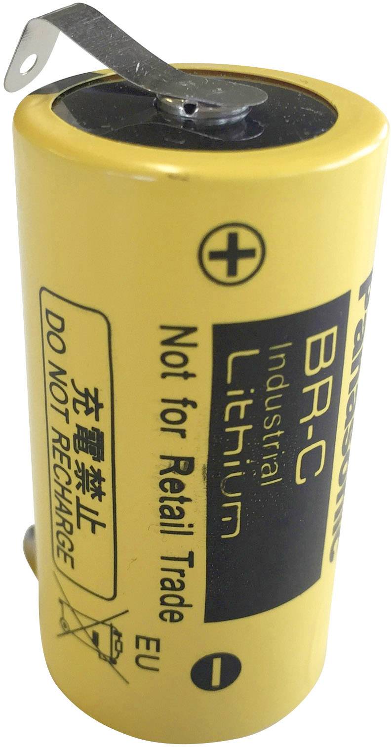 PANASONIC Spezial-Batterie Baby (C) U-Lötfahne Lithium Panasonic BR-C ULF 3 V 5000 mAh 1 St.