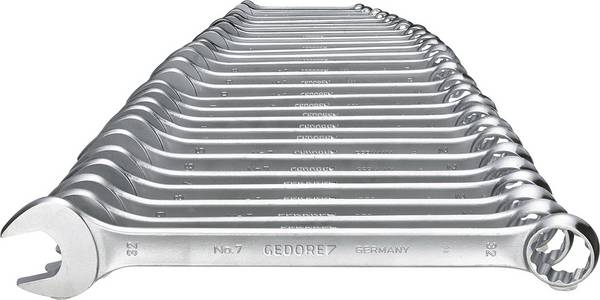 Gedore 6093740 7-026 Ring-Maulschlüssel-Satz 26teilig Schlüsselweite (Metrisch) 6 - 32 mm