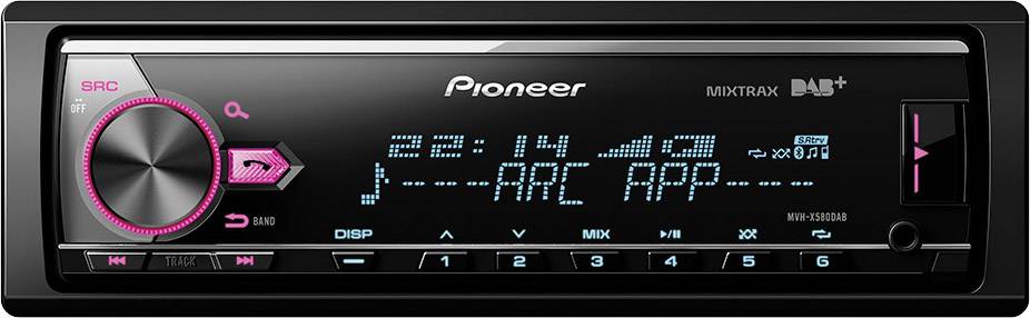 PIONEER Autoradio Pioneer MVH-X580DAB