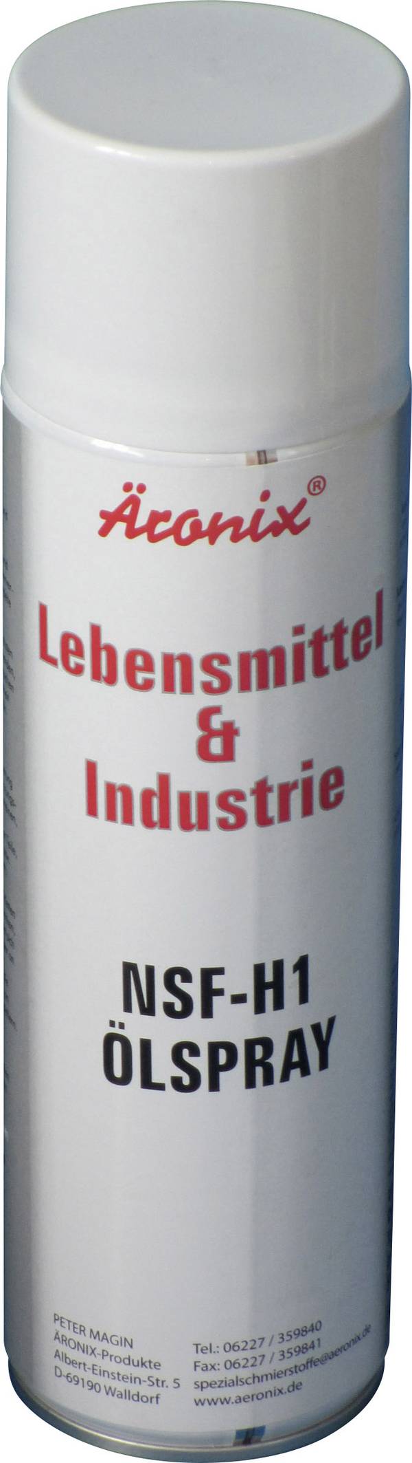 Aeronix  Ölspray Lebensmittel & Industrie NSF-H1  500 ml