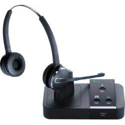 Jabra PRO™9450 Telefon  Over Ear Headset DECT Mono Schwarz Noise Cancelling 