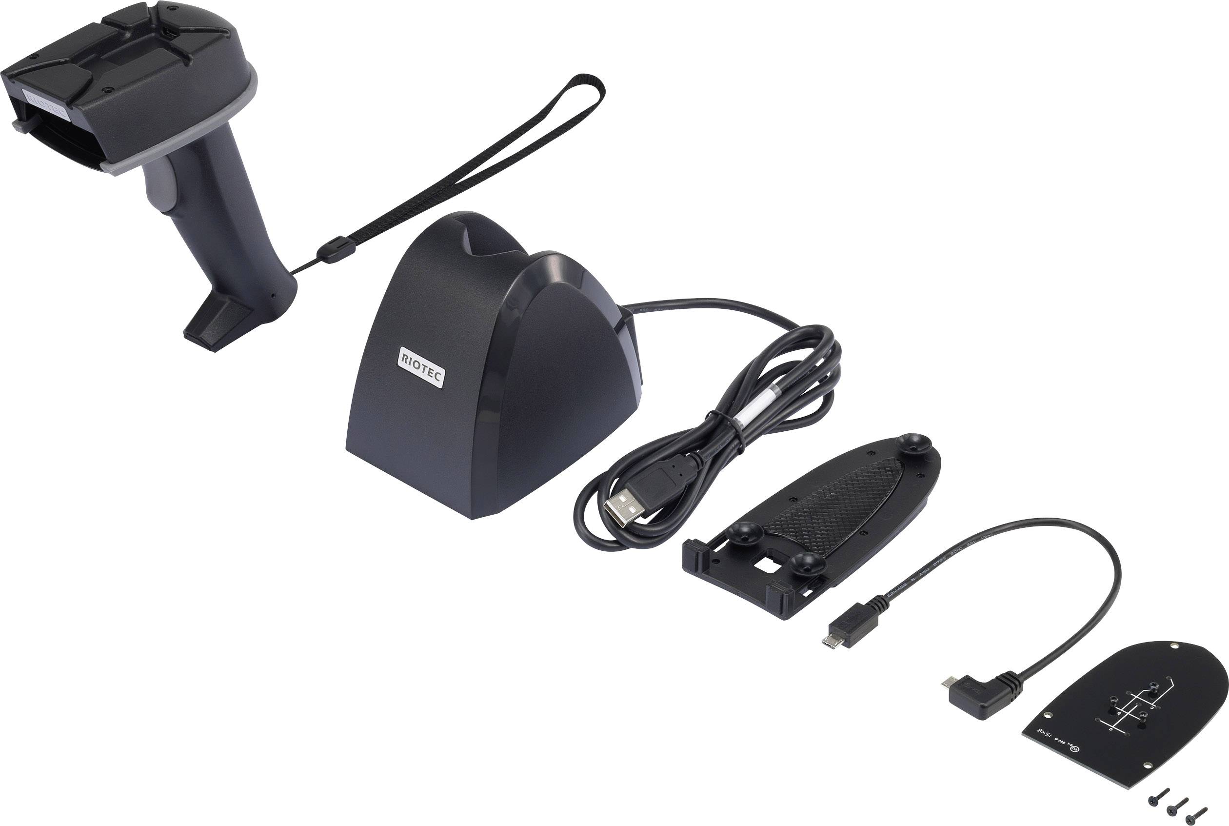 Renkforce RioScan iCR6307AS Barcode-Scanner Bluetooth® 1D CCD Schwarz Smartphone-Scanner Bluetooth®, Micro USB-2