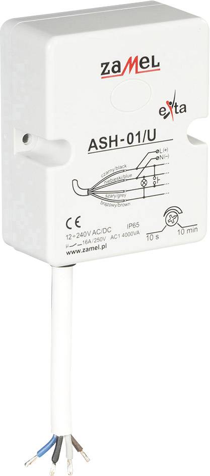 Zamel ASH-01/U Treppenlichtzeitschalter Hutschiene 12 V, 24 V, 230 V-2