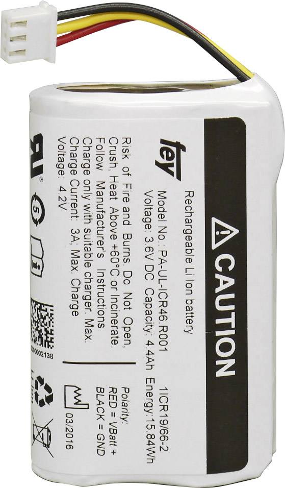 Fey Elektronik NCR-18650BF Akkupack x 18650 Stecker Li-Ion 3.6 V 6700 mAh