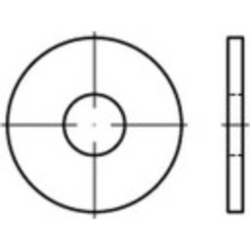 Unterlegscheibe 26 mm 72 mm Stahl feuerverzinkt 100 St. TOOLCRAFT 146465