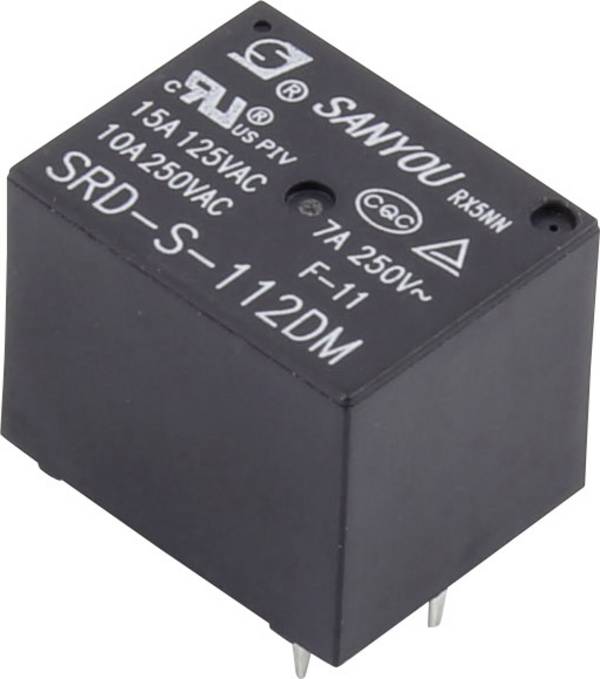 TRU COMPONENTS SRD-S-112DM Printrelais 12 V/DC 15 A 1 Schließer 1 St.
