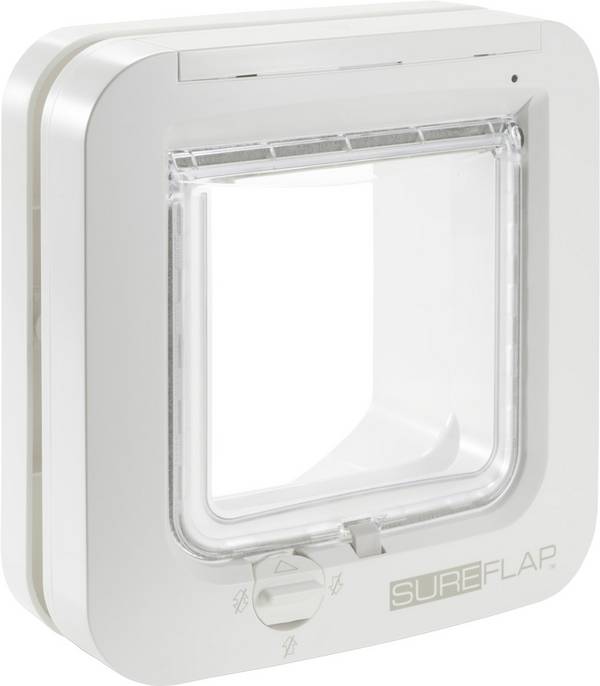 SureFlap Mikrochip Cat door Haustierklappe Weiß  1 St.