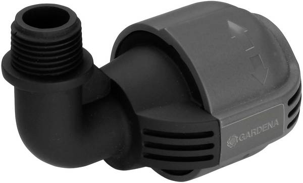 GARDENA Sprinklersystem 02780-20 L-Stück 25 mm (1/2") AG