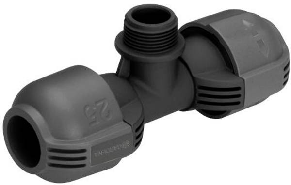 GARDENA Sprinklersystem 02787-20 T-Stück 26,44 mm (3/4") AG