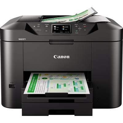 Canon MAXIFY MB2750 Multifunktionsdrucker Tintenstrahl Farbe A4 Drucker, Scanner, Kopierer, Fax LAN, WLAN, Duplex, ADF-5