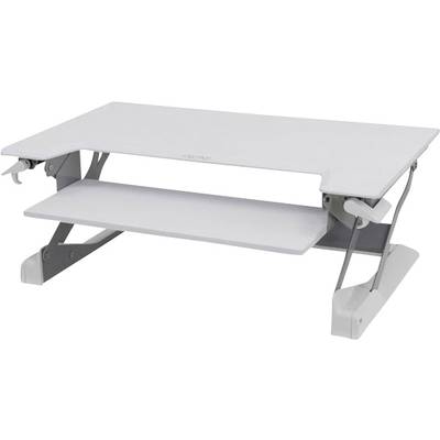 Ergotron WorkFit-TL Sitz-Steh-Schreibtischaufsatz Höhen-Bereich: 38 cm (max) Weiß