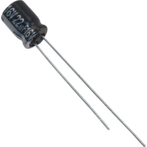 Panasonic Elektrolyt-Kondensator radial bedrahtet 2 mm 15 µF 25 V 20 % (Ø) 5 mm 1 St.