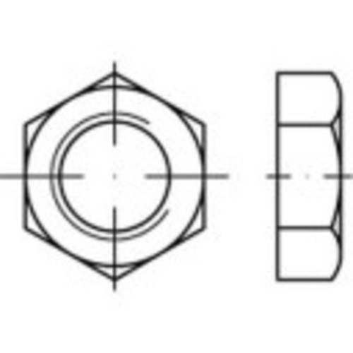 TOOLCRAFT 147253 Sechskantmuttern M22 DIN 80705 Stahl galvanisch verzinkt, gelb chromatisiert 100 St.