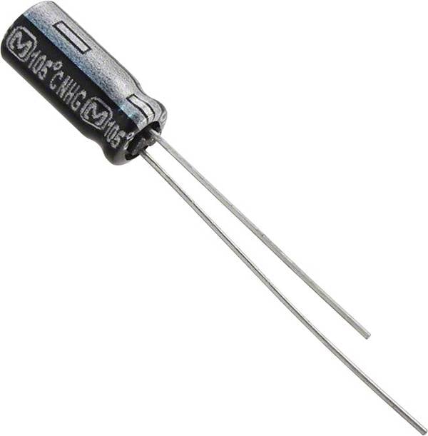 Panasonic ECA-1JHG100 Elektrolyt-Kondensator radial bedrahtet 2 mm 10 µF 63 V 20 % (Ø) 5 mm 1 St.