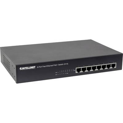 Intellinet 561075 Netzwerk Switch 8 Port 100 MBit/s PoE-Funktion
