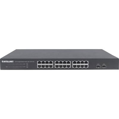 Intellinet 561044 Netzwerk Switch  24 + 2 Port 1 GBit/s  