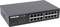 16-Port Gigabit Ethernet Switch von Intellinet, schwarz, Vorderansicht mit Anschlussports und Statusanzeigen.