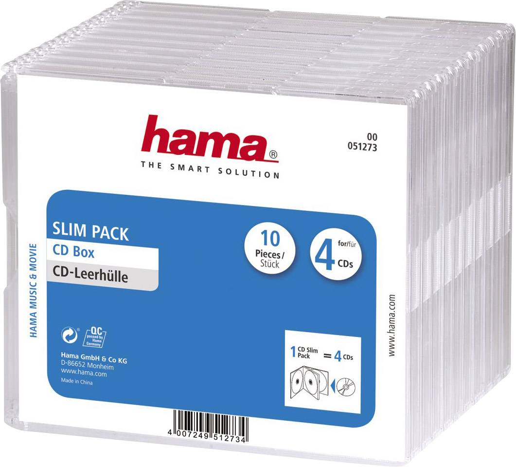 CD-Slim-Pack 4, 10er-Pack