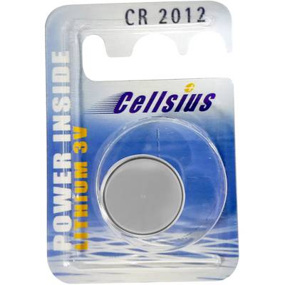 Cellsius Batterie CR2012 Knopfzelle CR 2012 Lithium 55 mAh 3 V 1 St.