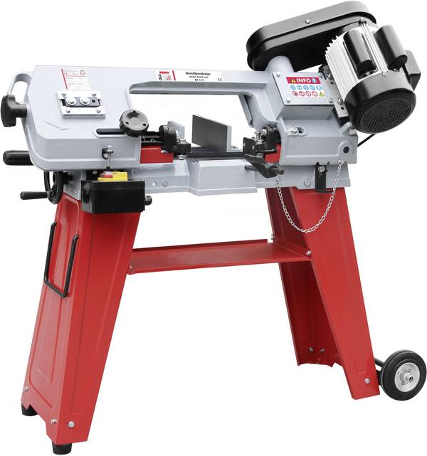 Holzmann Maschinen Metallbandsäge BS115  230 V 550 W Sägeblatt-Länge 1638 mm