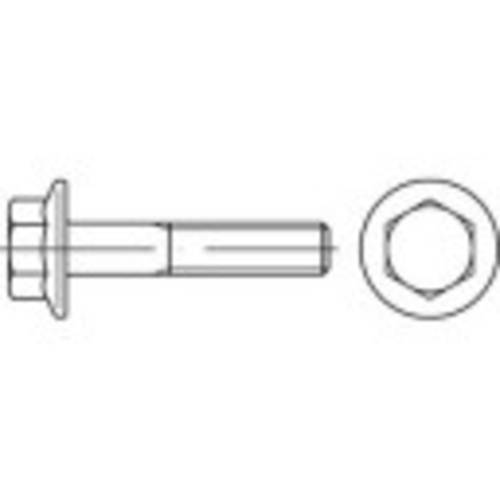 TOOLCRAFT 148382 Sechskantschrauben mit Flansch M14 50 mm Außensechskant Stahl zinklamellenbeschichtet 50 St.
