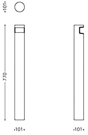 LED-Außenstandleuchte 6 W Warm-Weiß Philips Lighting 164704716 Squirrel