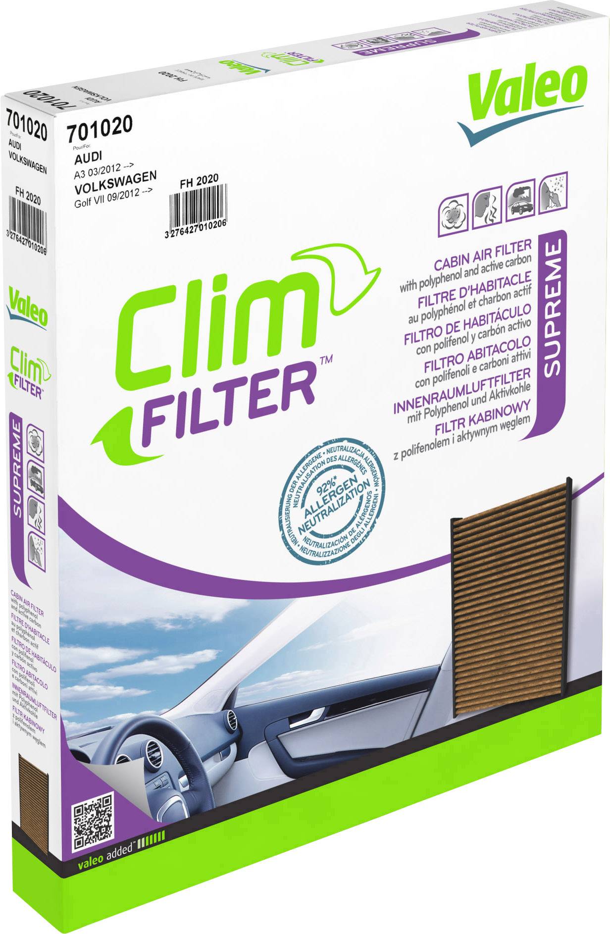 Valeo 701015 Filter, Innenraumluft-2