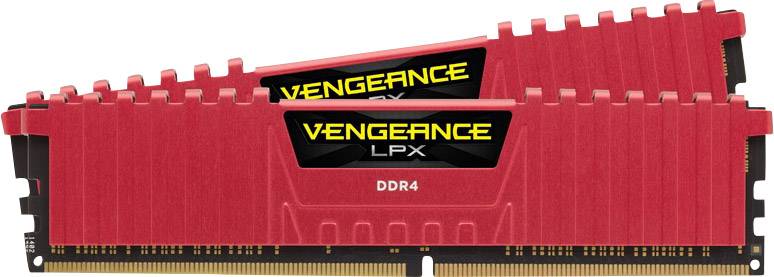 PC-Arbeitsspeicher Kit Vengeance® LPX Red CMK16GX4M2B3000C15R 16 GB 2 x 8 GB DDR4-RAM 3000 MHz CL15 17-17-35