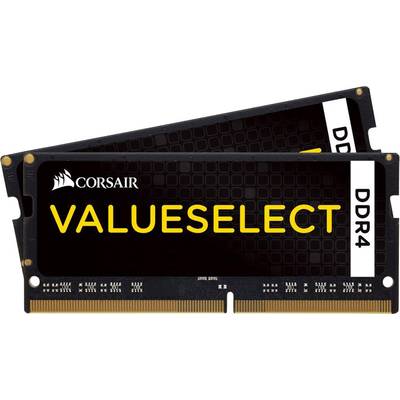 Corsair Value Select Laptop-Arbeitsspeicher Kit   DDR4 16 GB 2 x 8 GB  2133 MHz 260pin SO-DIMM CL15-15-15-36 CMSO16GX4M2